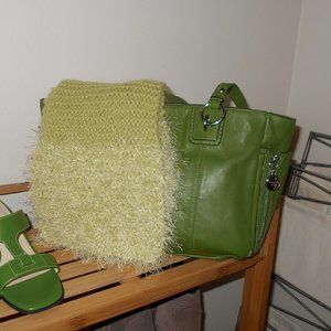Angora Scarf Light Green